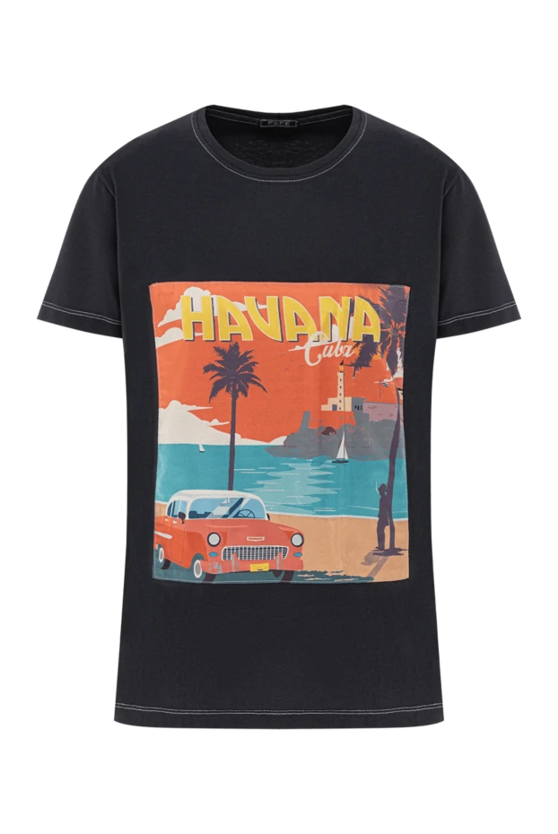 Black T-shirt with vintage Havana Cuba print - photo 1