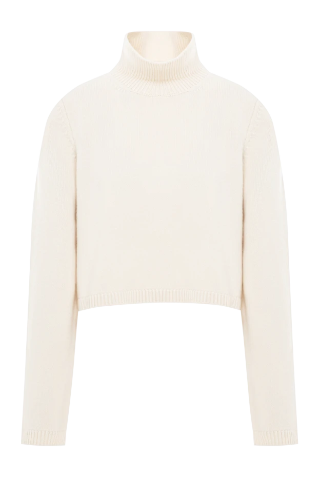 Жұмсақ биік мойыны бар кашемирден тігілген секіргіш - фото 1