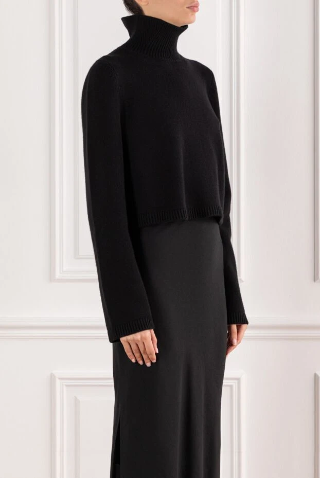 Alaia cashmere cropped turtleneck jumper
 191705 - photo 3