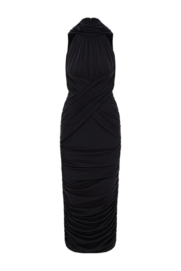 Платье без рукавов из мягкой шерсти с драпировкой по силуэту
- фото 1