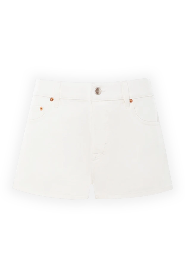 Шорты белые хлопковые с классическими джинсовыми карманами
- фото 1