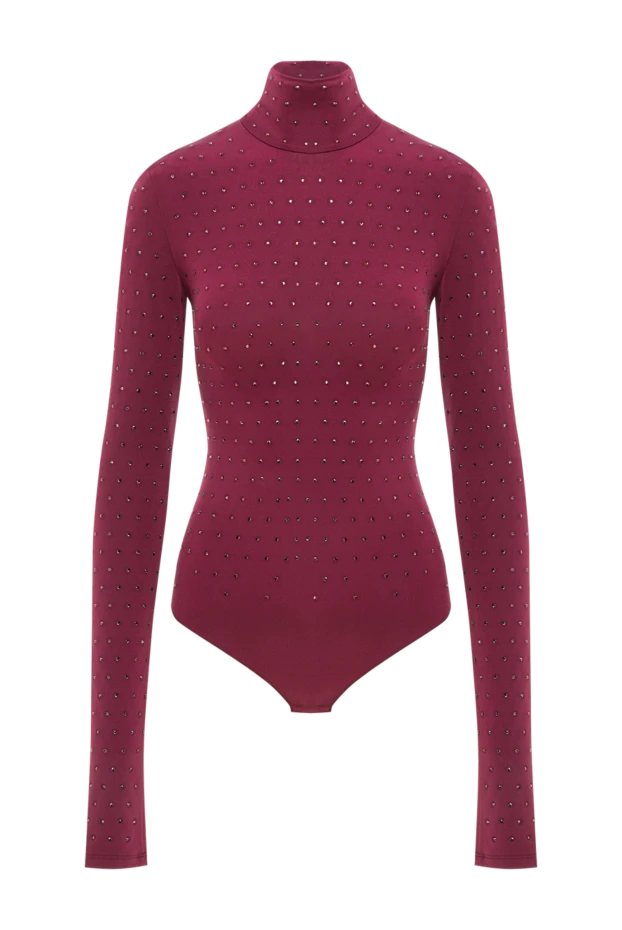 Ziggy red crystal long sleeve bodysuit - photo 1