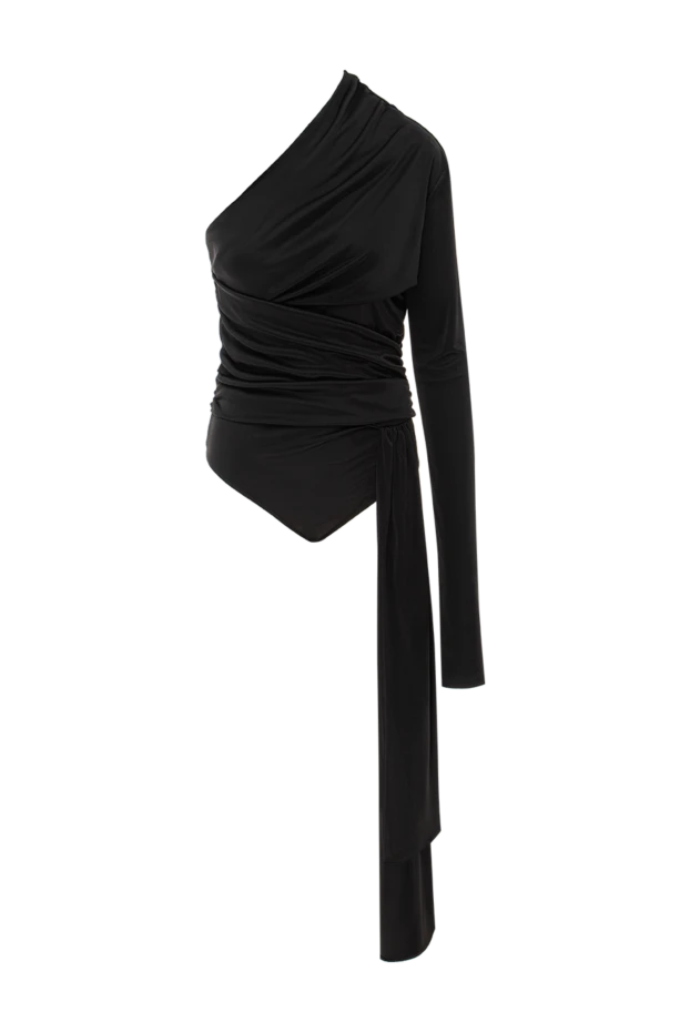 Webster black draped bodysuit - photo 1
