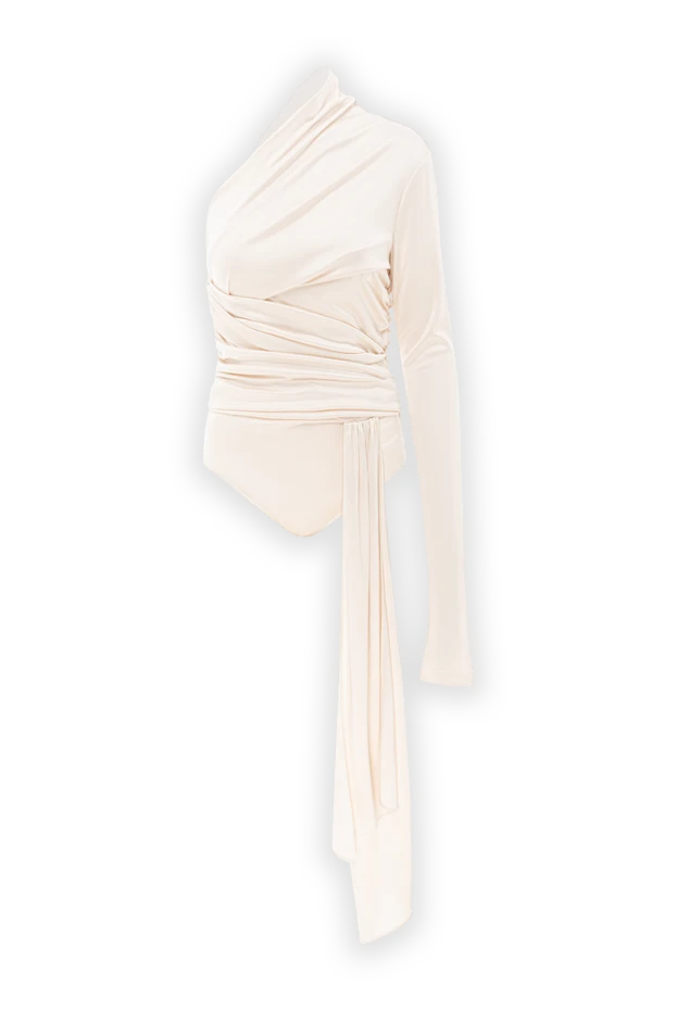 Боди Webster цвета айвори с драпировкой - фото 1