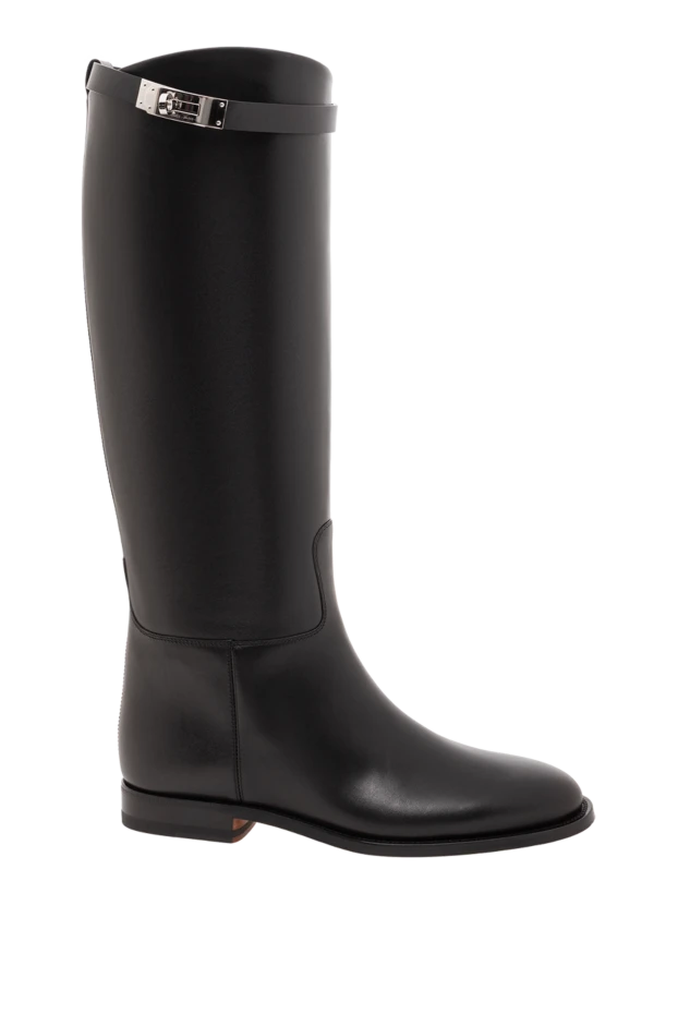 Jumping calfskin boots with the iconic palladium-plated buckle - photo 1