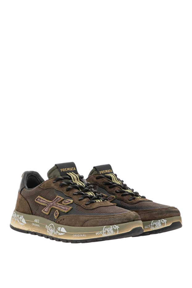 Premiata men's nous sneakers with a contrasting sole and suede inserts

 191837 - photo 3