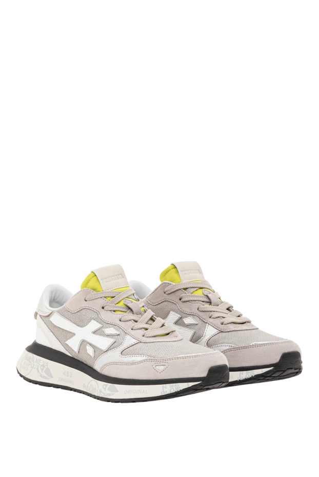 Premiata женские кроссовки lauryn 7778 серые с ретро-беговым силуэтом 191838 - фото 3