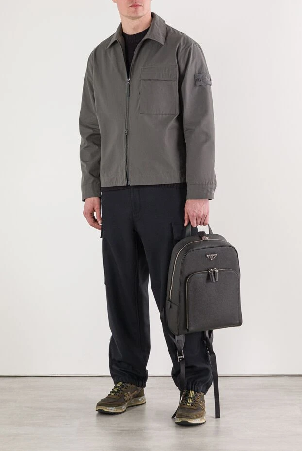 Stone Island сұр түсті органикалық мақтадан жасалған жейде 191850 - фото 2