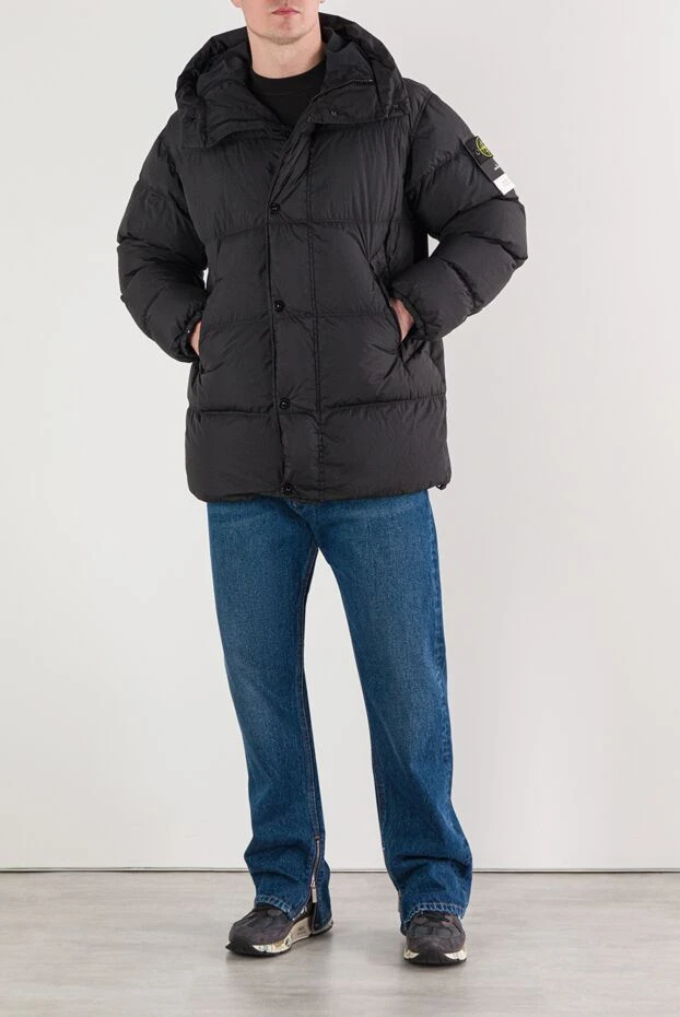 Down parka with a hood made of lightweight rep with an ultra-tight weave - photo 2