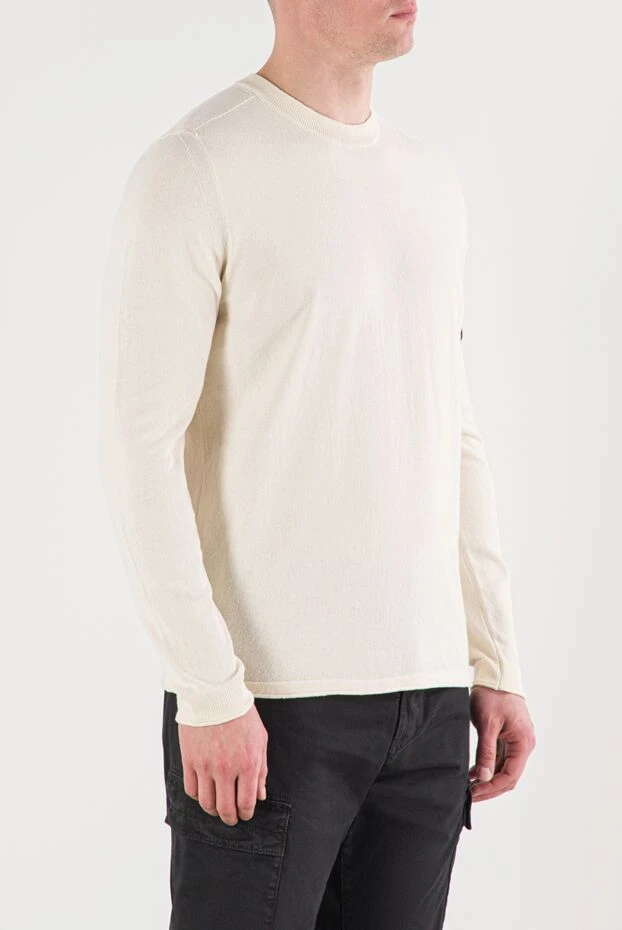 Stone Island вязаный джемпер с круглым вырезом из лёгкого органического хлопка 191857 - фото 3