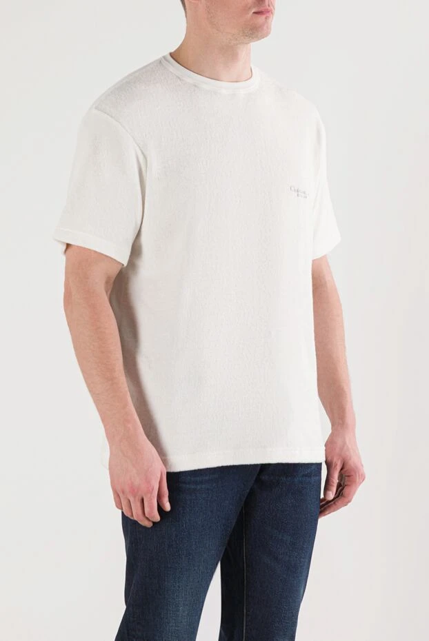 Dior white t-shirt with embroidered couture logo.

 191891 - photo 3