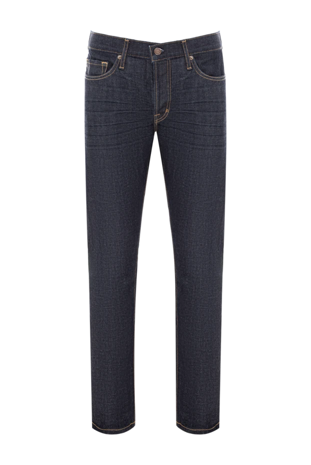 Tom Ford темные синие джинсы с контрастной строчкой и плотной тканью 191894 - фото 1
