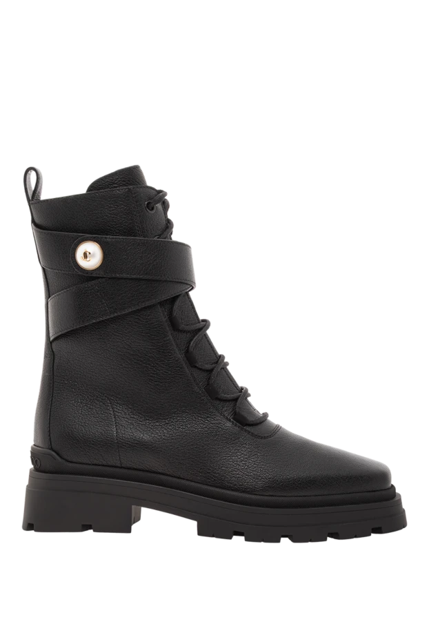 Noemi 45 Black Grain Leather Ankle Boots
- photo 1