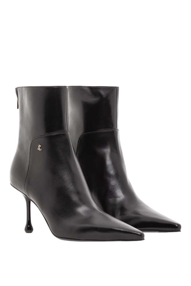 Jimmy Choo ботильоны cycas 80 из кожи наппа черного цвета
 191902 - фото 3