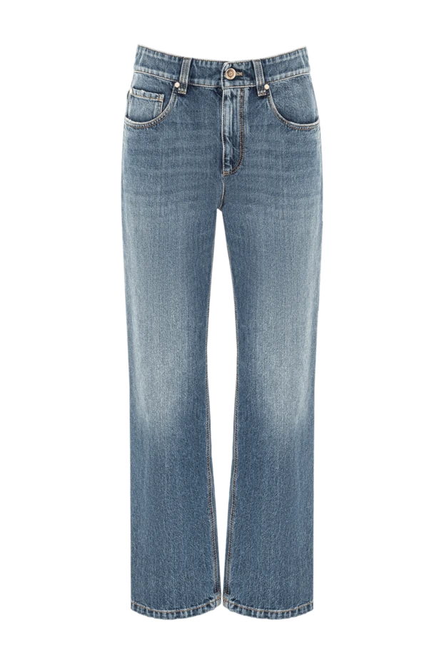 Аяқ сызығының бойымен бірте-бірте бозарған ашық көк джинсы
- фото 1