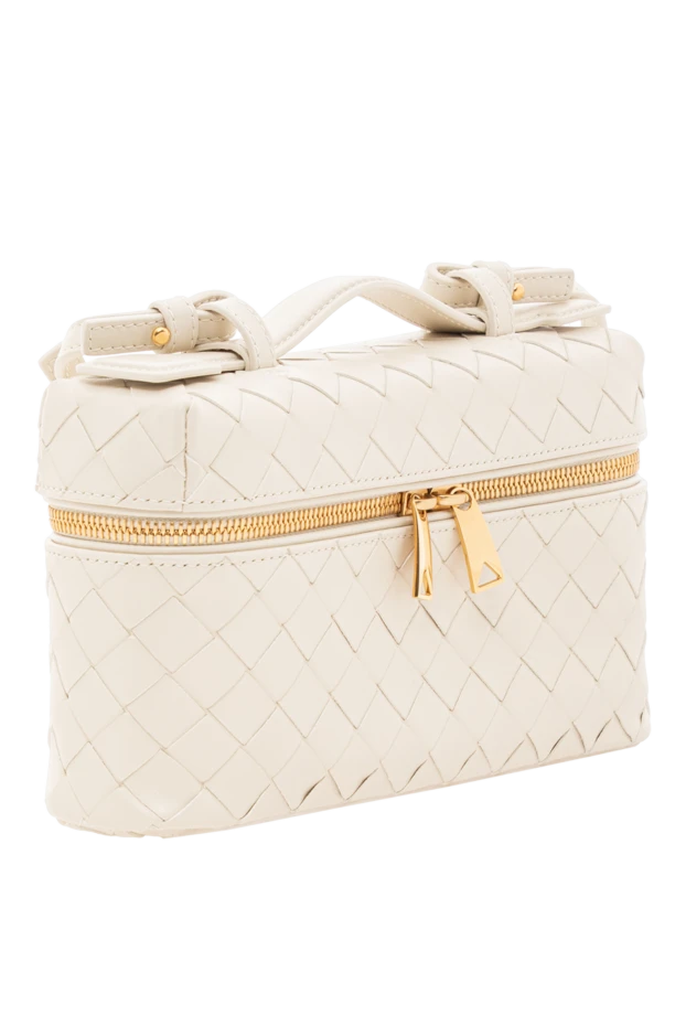 Bottega Veneta women's beige woven leather bag bang bang 191930 - photo 3