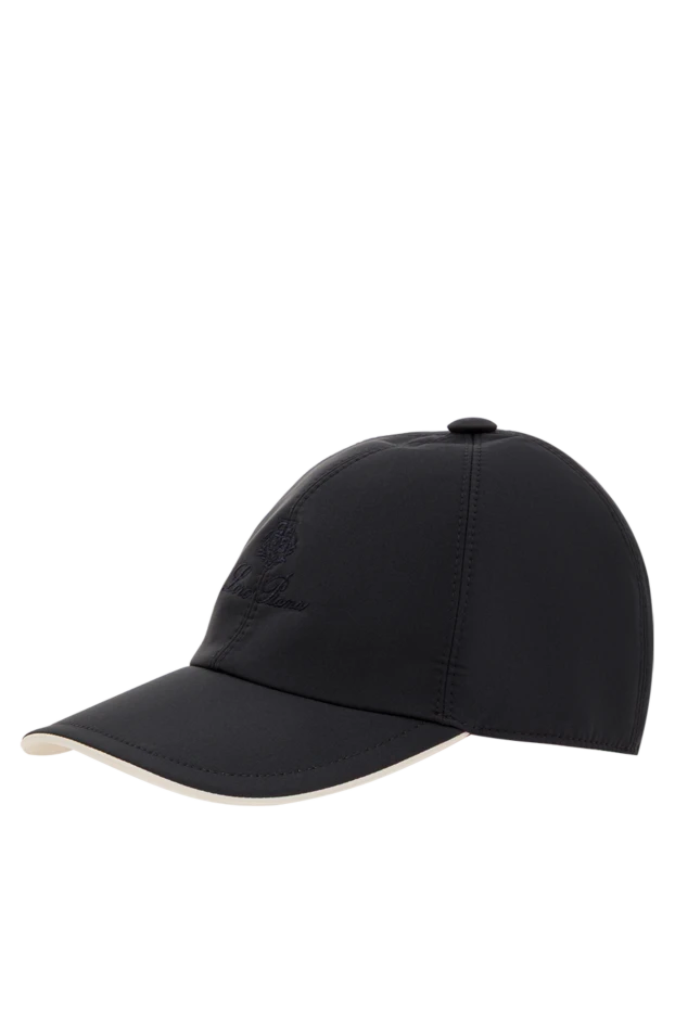 Loro Piana бейсбольная кепка-шестиклинка из микрофибры wind синего цвета 191936 - фото 3