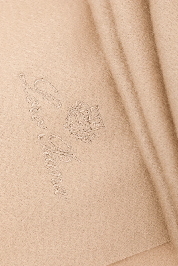 Loro Piana большой кашемировый шарф с эксклюзивной отделкой loro piana «frisson» 191942 - фото 3