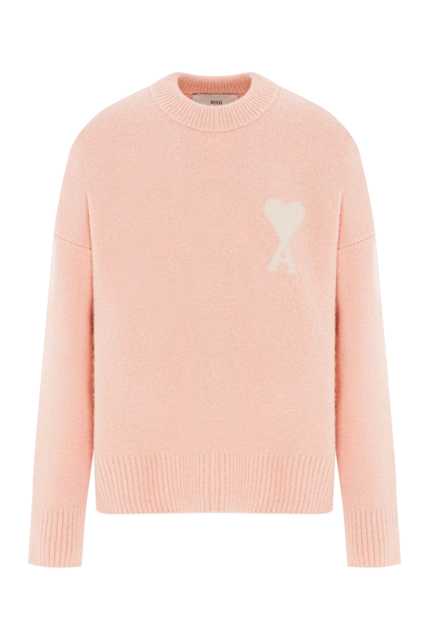 Ami Paris ұнтақ түсті альпака тәрізді мойынға арналған жемпір 191946 - фото 1