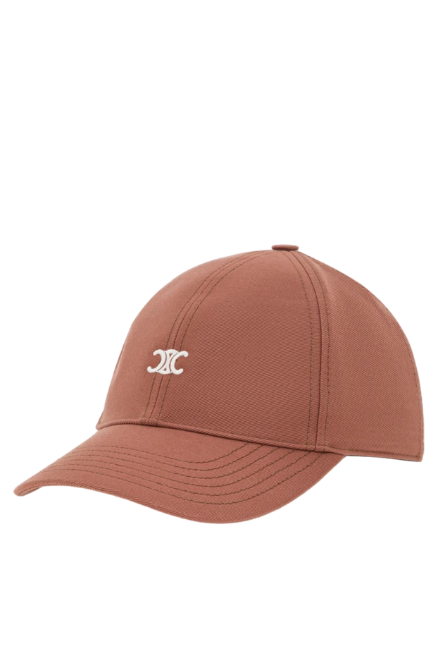 Celine логотипі бар triomphe қоңыр мақтадан жасалған бейсбол қалпағы
 191957 - фото 3