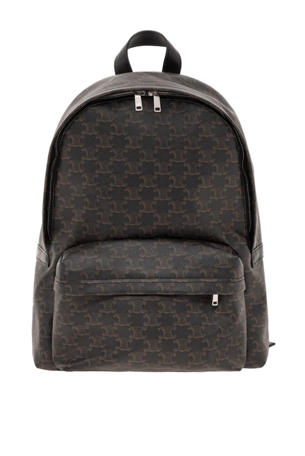 Triomphe кенеп және бұзау терісінен жасалған орташа рюкзак - фото 1