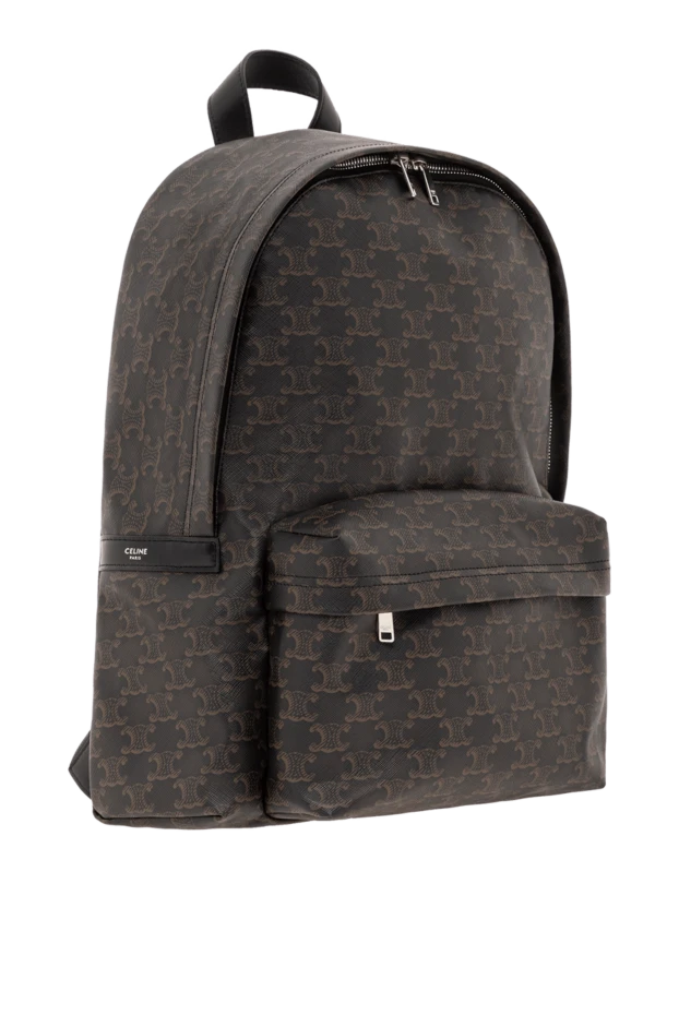 Celine рюкзак среднего размера из парусины triomphe и телячьей кожи 191963 - фото 3