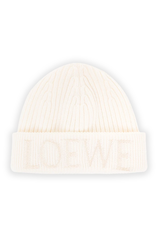 Орташа салмақты ақ қырлы жүннен жасалған қалпақ - фото 1