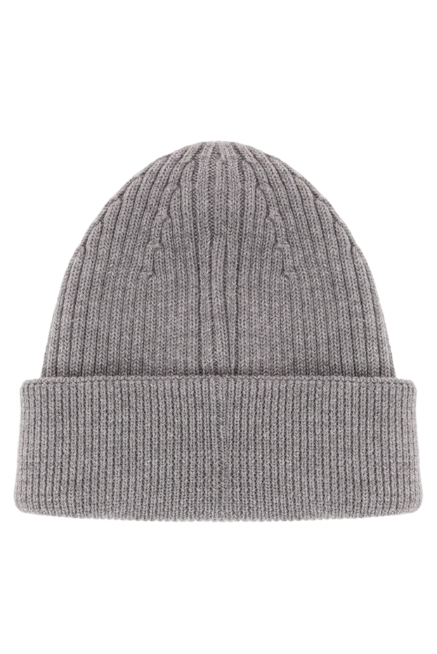 Loewe орташа салмақты, қырлы жүннен жасалған сұр қалпақ 191978 - фото 3