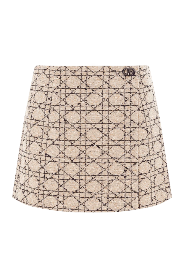 Юбка-шорты Macrocannage из хлопковой смеси с текстурой - фото 1