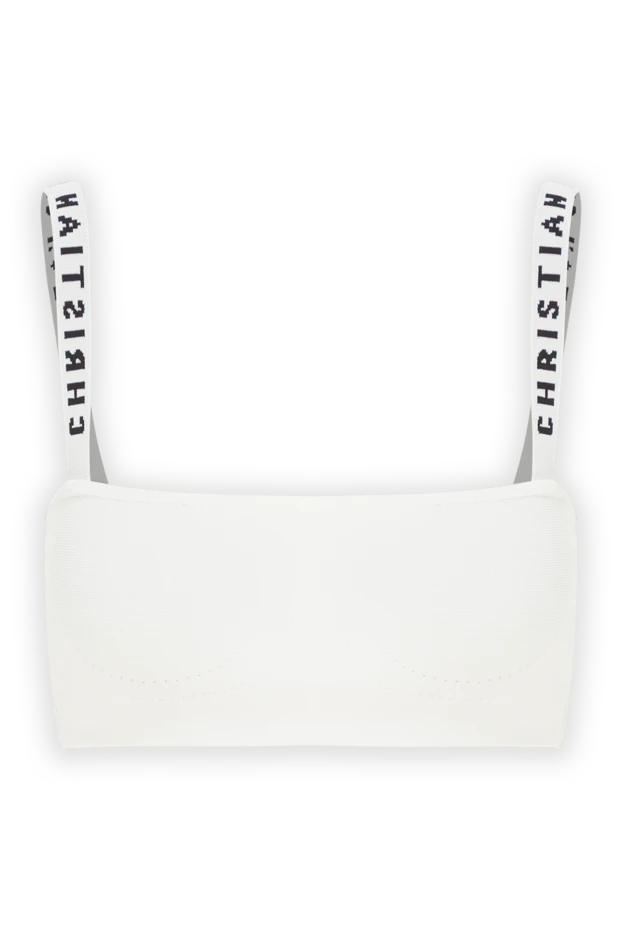 Dior контрасты бренді бар ақ созылатын вискозды бралет 191991 - фото 1