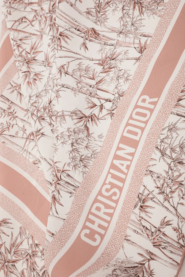 Dior квадратный платок toile de jouy sauvage 90 из шелкового твила 191992 - фото 3