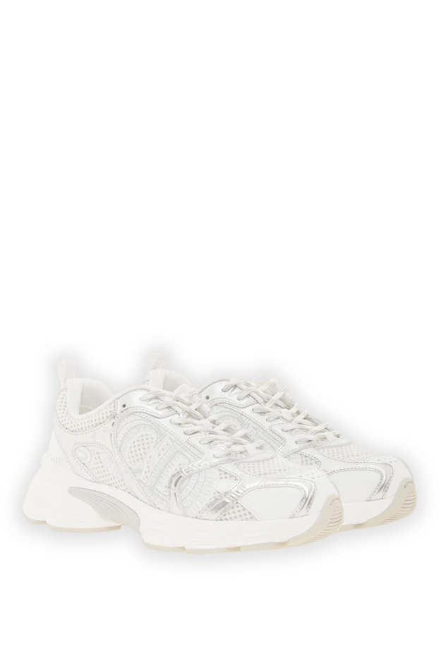 Dior күміс қабаттары бар ақ торлы chrono жүгіру аяқ-киімі 192006 - фото 3