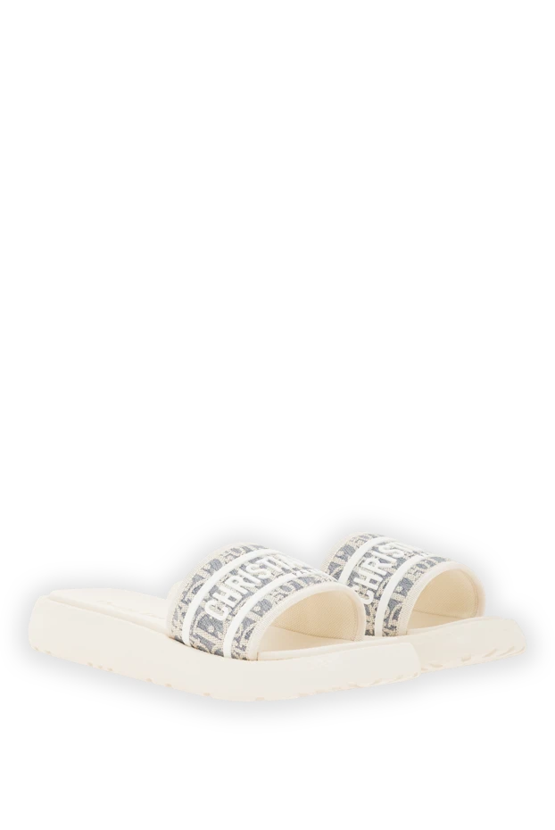 Dior jacquard slides with a contrasting signature pattern 192011 - photo 3