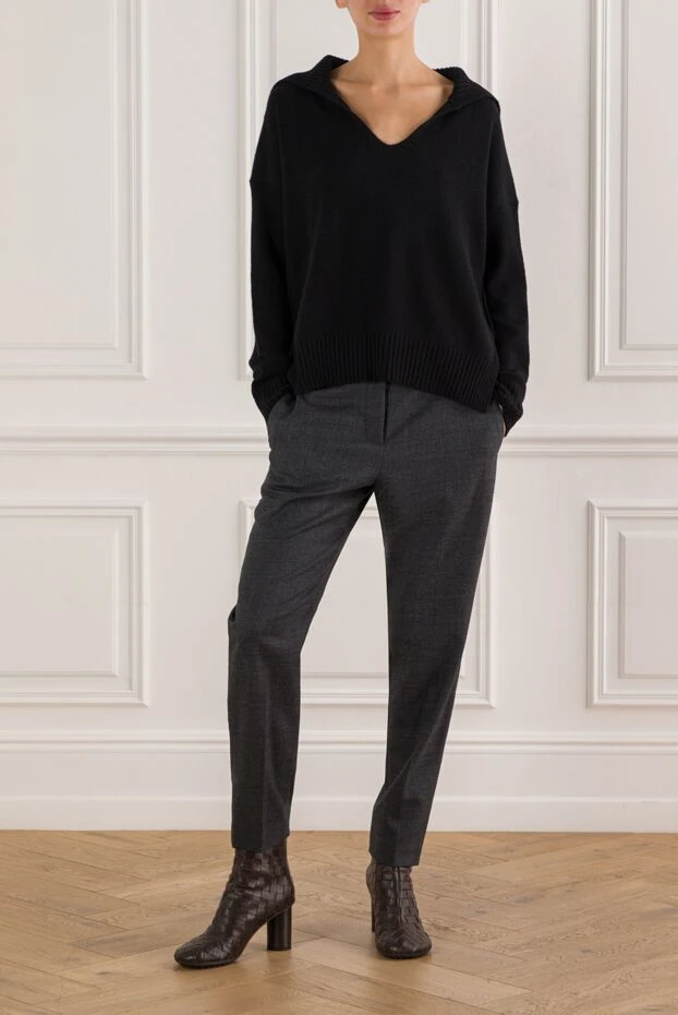 Dior black v-neck cashmere jersey jumper 192016 - photo 2