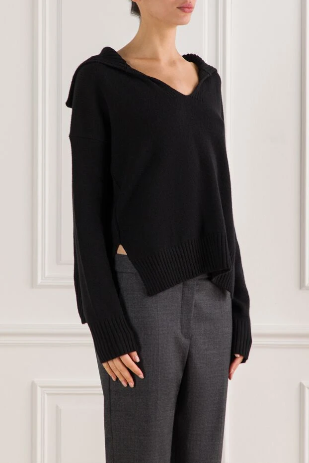 Dior black v-neck cashmere jersey jumper 192016 - photo 3