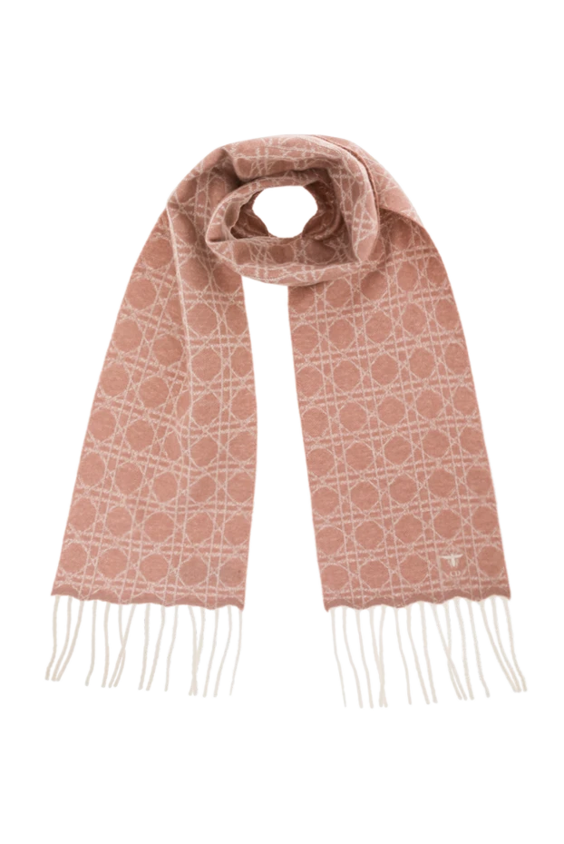 Cannage әйелдерге арналған қоңыр кашемир шарфы - фото 1