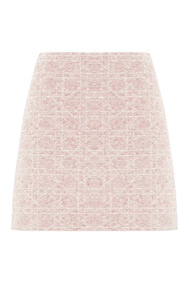 Pink Macrocannage Tweed Mini Skirt - photo 1