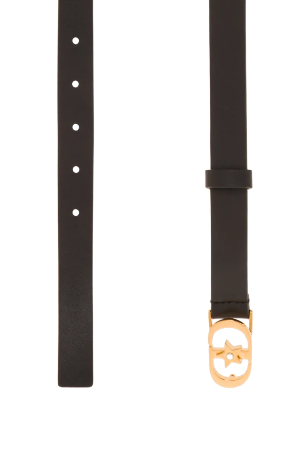 Dior ремень lucky 30 montaigne star belt из черной гладкой телячьей кожи с застежкой cd 192031 - фото 3