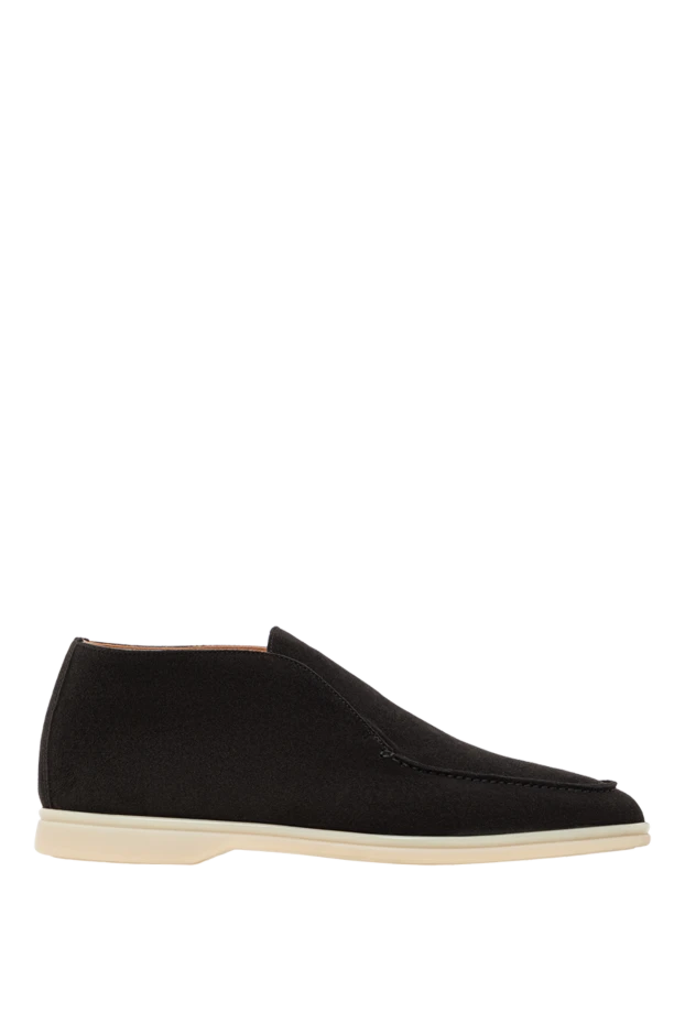 Қара барқыт күдері, қарама-қарсы табаны бар лоферлер - фото 1