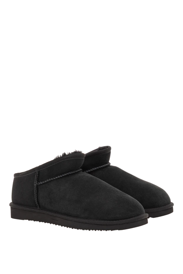 Marina Torres women's short black sheepskin ugg boots 192052 - photo 3