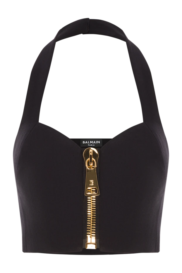 Қара жүннен жасалған қысқа жейде - фото 1