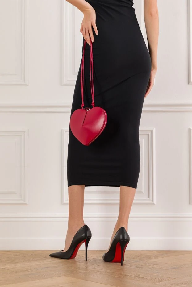 Christian Louboutin черные туфли-лодочки miss z из кожи наппа 192085 - фото 2