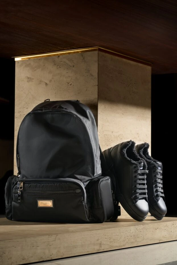 Dolce & Gabbana portofino ашық қара бұзау терісінен жасалған қысқы кроссовкалар 192088 - фото 3