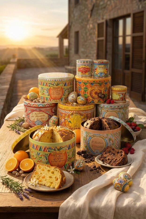 Dolce & Gabbana сицилиялық апельсин қабығы мен шоколады қосылған пасха panettone торты 192090 - фото 3