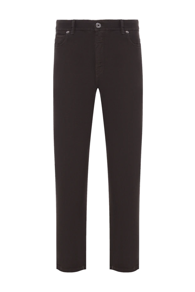 Classic brown cotton jeans - photo 1