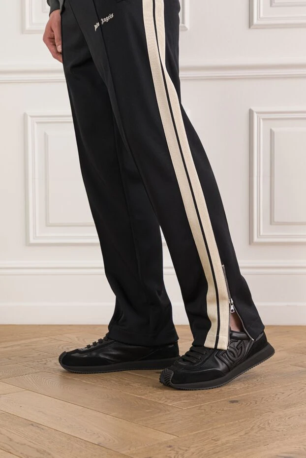 Dolce & Gabbana қара бұзау терісінен жасалған, соққыны сіңіретін табаны бар dg кроссовкалары
192235 - фото 2