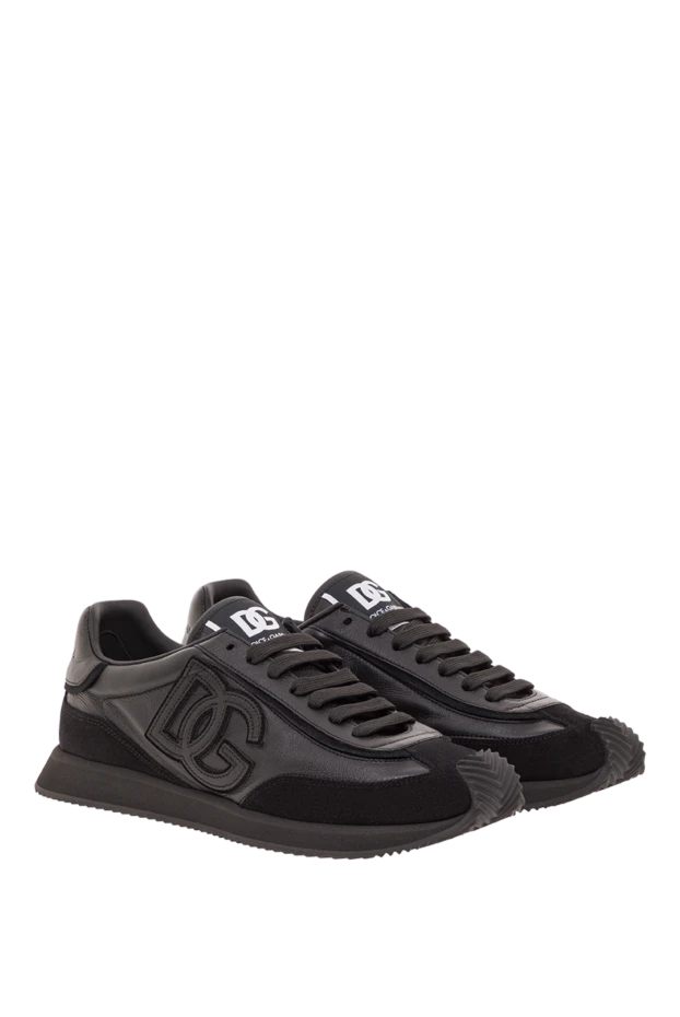 Dolce & Gabbana қара бұзау терісінен жасалған, соққыны сіңіретін табаны бар dg кроссовкалары

 192235 - фото 3