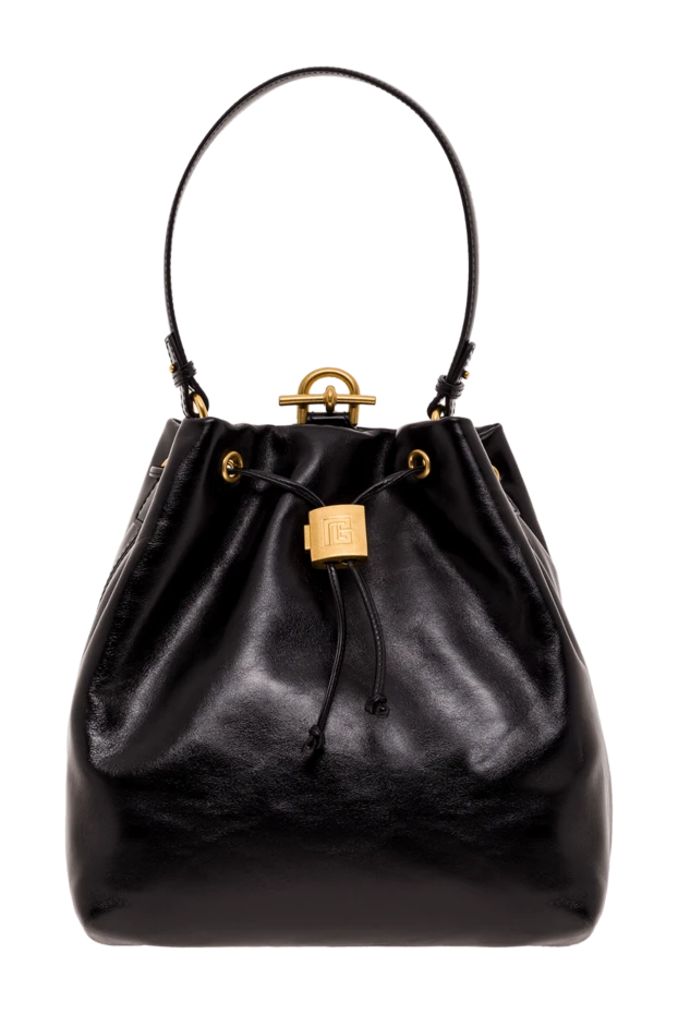 Қара бұзау терісінен жасалған әйелдерге арналған Pulse рюкзагы - фото 1