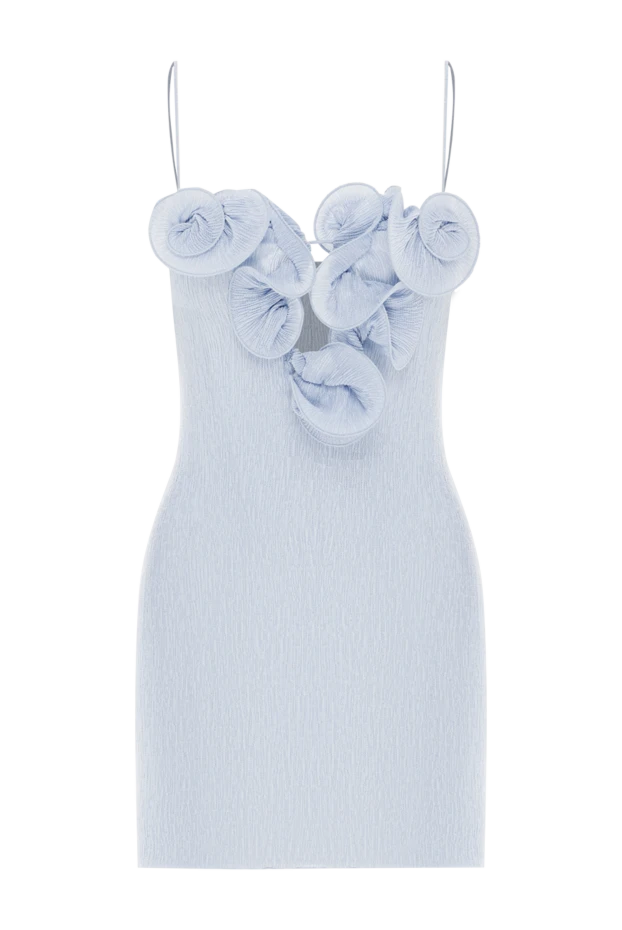 Magda Butrym blue floral crepe mini beach dress 192290 - photo 1