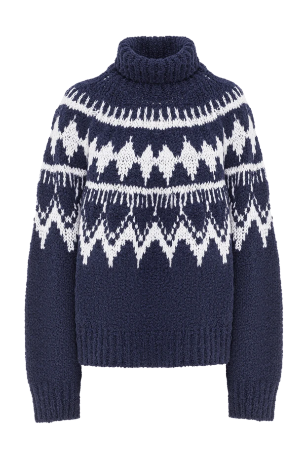 Свитер с высоким воротом и мотивом Fair Isle - фото 1
